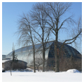 Palm House and vestibule, looking southwest