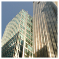 South elevation, office and service buildings