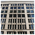 West elevation, upper stories