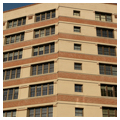 East elevation, detail, looking north