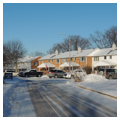 Apartments with central parking
