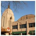 Looking northeast, after 2012 restoration of marquee colors