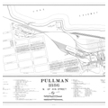 Plan of Pullman, 1886, North of 111th Street