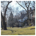 Row of houses, Scottswood Common