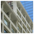 Detail, north elevation (showing 1899 and 1901 sections) looking west
