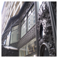 Detail, storefront, north elevation
