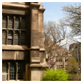 Building corner, southeast quad