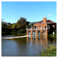 Refectory and boat landing