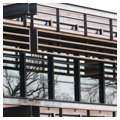 Detail, building sunscreen