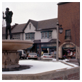 Fountain, north tower, looking northwest