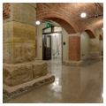 Basement supporting arches