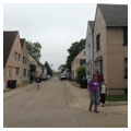 View of northeast Grove Street