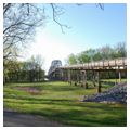 New Harmony Toll Bridge (Harmony Way Bridge) (1930) across Wabash River