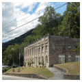 Lynch Post Office and Bank with Wash House and Coal Tipple in the distance