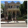 Cornstalk fence at 915 Royal