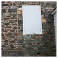 Altered opening, west facade