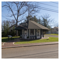 Southwest elevation of ticket office