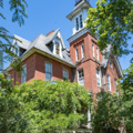 Second Empire is exemplified by circuit court judge Albert Doub’s house (1869; 403 Washington)