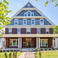 Noteworthy Queen Anne houses include one designed by Wright Butler at 412 (1905) Washington St.