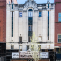The Embassy Theater (c. 1932–1933; 49 Baltimore), designed as a motion picture theater by architects Hodgens and Hills of Philadelphia.