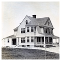 Hall Cottage in foreground