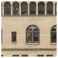 12th Street facade with names of designers