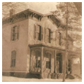 View from southwest, front of house