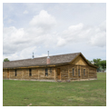 View east of officer quarters