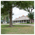 View north of adobes