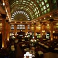 Pittsburgh&Lake Erie Railroad Terminal passenger waiting room restored for the Grand Concourse restaurant.