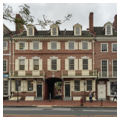 Commercial buildings along Market Street