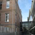 Detail, rear transition from original building to the addition