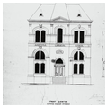 Brooks Hall, drawing by John R. Thomas