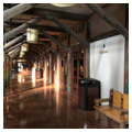 Side aisle in "Great Room"