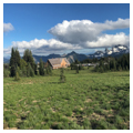 View near Sourdough Trailhead,  looking southeast