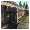 Palisade fence