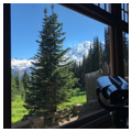 Sunrise Visitor Center, picture window