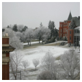 Carpenter Hall (left) and Thompson Hall (right)